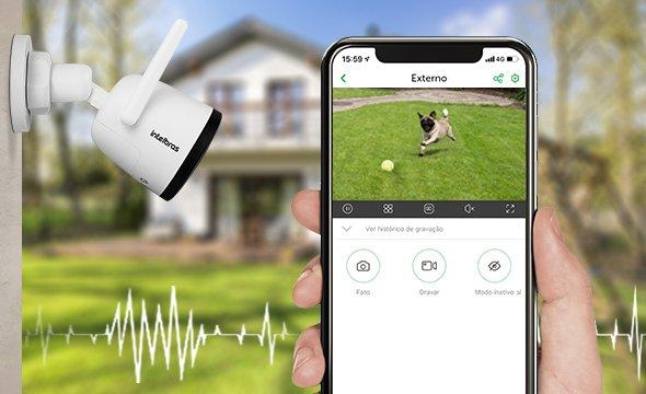 Câmera Externa Wi-Fi - iM5 SC + micro-SD 32 GB